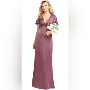 Show Me Your Mumu Rome Twist Gown - Altered for Maternity Dress